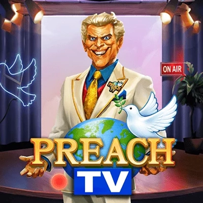 Preach TV live casino met presentator en wereldbol