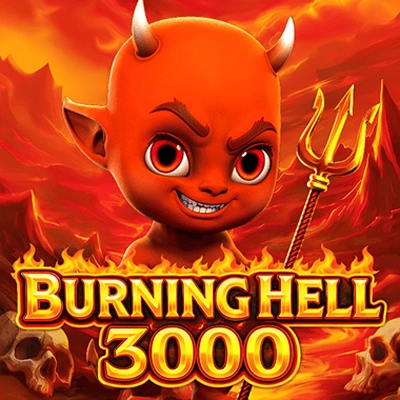 Burning Hell 3000 slot spel met duivelsfiguur en helse achtergrond
