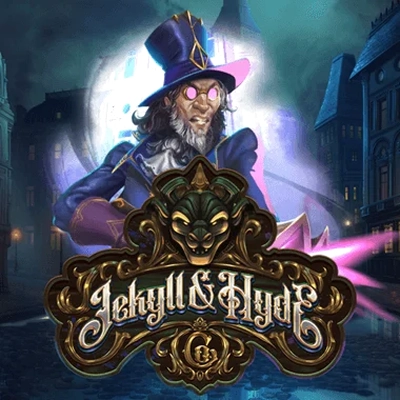 Jekyll & Hyde slot game met mysterieus personage en straatscène